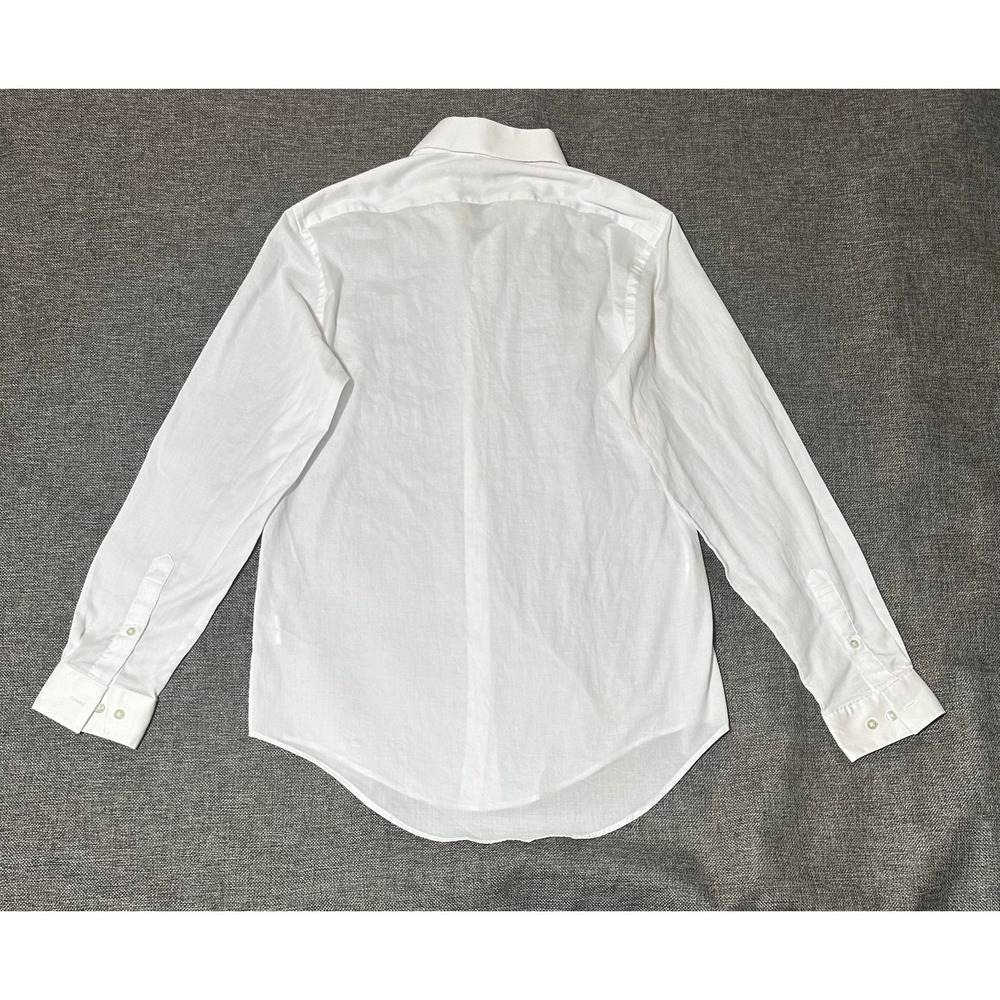 Van Heusen Men's 15 1/2 34/35 M Slim Fit Long Sleeve Shirt - Picture 7 of 7
